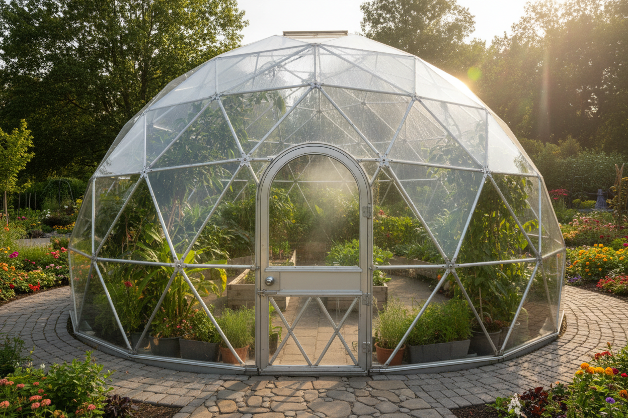 Please include the door that you use to enter and exit the dome.